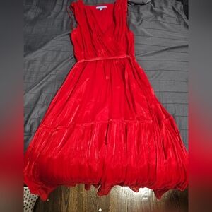 Draper James Vibrant Red Maxi Dress